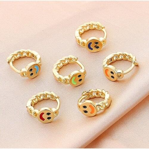 Smile Earring 2021 New Arrivals Personalized Design Fashionable All-Match Earrings For Women Gifts