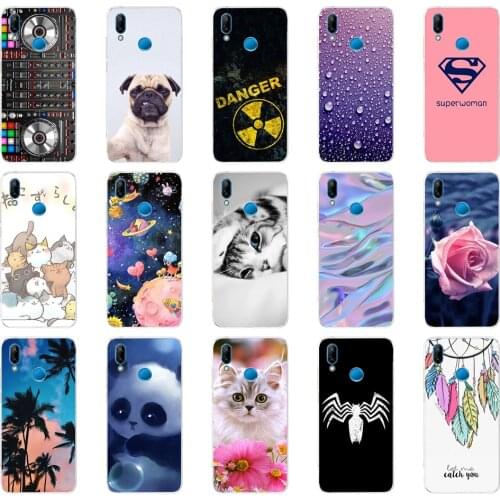 W silicone case for huawei Nova 3 3i case soft TPU Back phone cover for Nova3 nova3i INE-LX2 INE-LX9 funda cover Coque bumper
