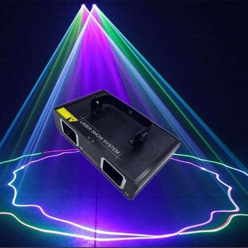 Double Hole Disco DJ Laser Beam Line Scanner Projector RGB DMX512 Stage Lighting Effect Dance Bar Xmas Party Wedding Light