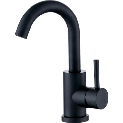 New Black Bathroom Faucet Stainless Steel Basin Mixer Bathroom Accessories Tap Bathroom Sink Basin Mixer Tap