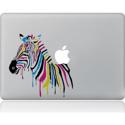 Special color ink painting zebra Vulture style Vinyl Decal Laptop Sticker For DIY Macbook Pro Air 11 13 15 inch Laptop Skin