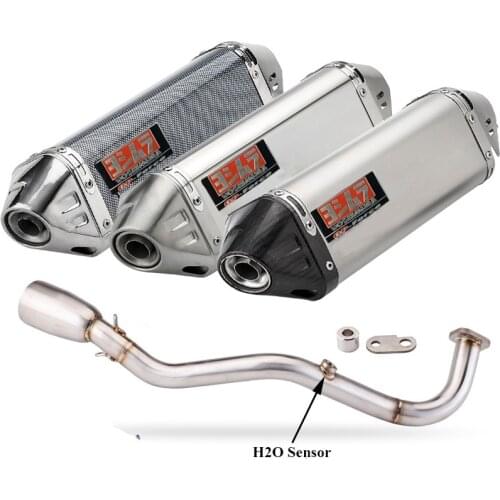 Motorcycle Exhaust Muffler Full System Yoshimura GP Carbon Escape Moto Slip on For Yamaha NMAX 125 155 NMAX125 NMAX155 2020 2021