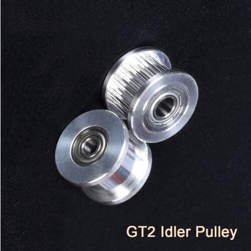High Quality GT2 Idler Pulley With/Without 20 Teeth Bore 3/4/5MM For Synchronous Belt Timing Wheel 3D Printer Parts MK3 Gear