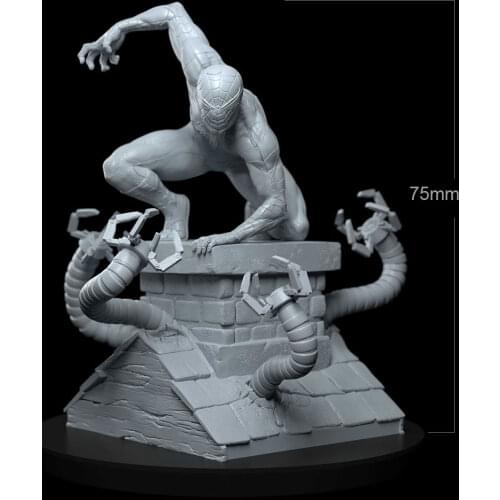 75mm Resin Model Kits Figure Unpainted Unassembled No Color RW-090