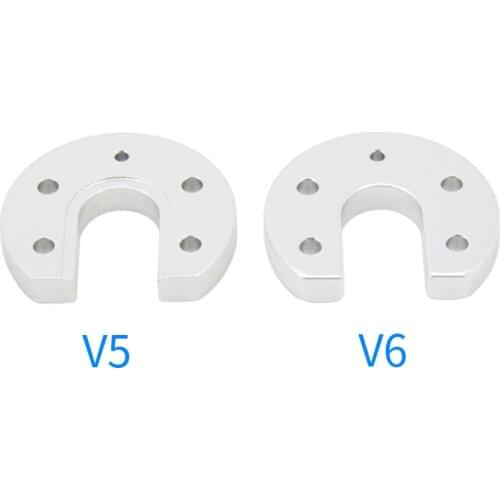 3D Printer Accessories V5/6 Hot-End Round Fixed Aluminum Plate Sandblasting