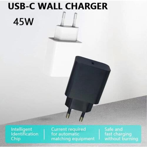 Fast Charger 45W Quick Adapter Type C Cable For Samsung GALAXY Note 20 2110+ S10 S10E S20Plus S20 Ultra A90 A80