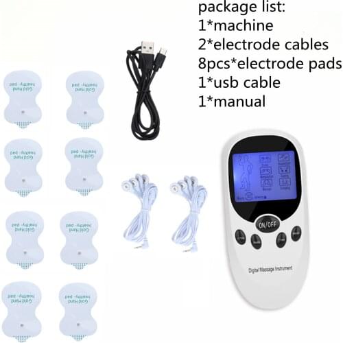 Electronic Body Slimming Pulse Massager for Muscle Relax Pain Relief Stimulator Massageador Tens Acupuncture Therapy Machine