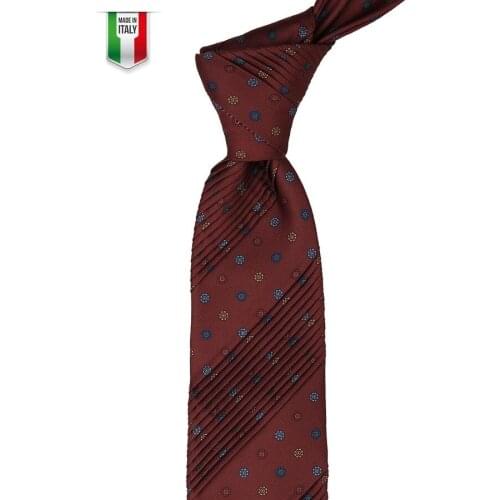 Coffee Motif Pattern Piliseli Tie CRK65