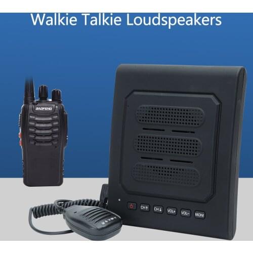 Hot Walkie Talkie Wireless Handheld Speaker Mic black Two Way Intercom Amplifier Loudspeaker for Restaurant School