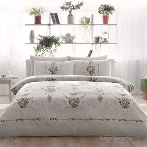 TAÇ Julia Double Ranforce Duvet Cover Set-Duvet Cover: 200x220, Bed Sheet: 240x260, Pillow Case (2 Piece): 50x70