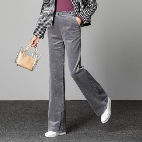 Makuluya Women's Corduroy Trousers