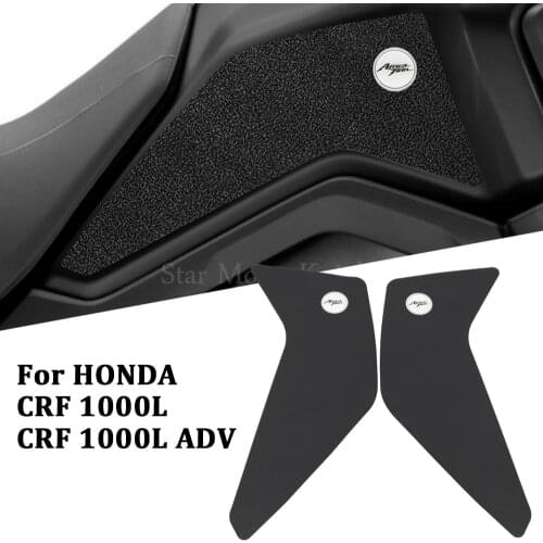 Motorcycle leather Tank Pad Protector Sticker Decal Gas Knee Grip Tank Traction Pad For HONDA CRF1000L ADV Africa Twin 2016-201