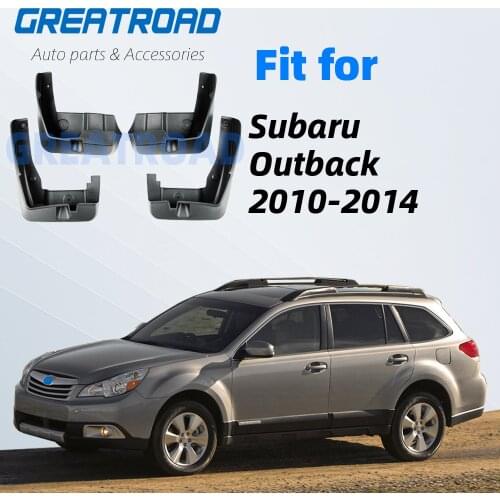 Set Car Mud Flaps For Subaru Outback 2010-2014 Mudflaps Splash Guards Mud Flap Mudguards Fender Front Rear Styling 2011 2012 13