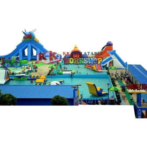 Moving Ground Outdoor Equipment Inflatable for Land / Inflatable Amusement Water Park for Kids and Adult / Child Water Park