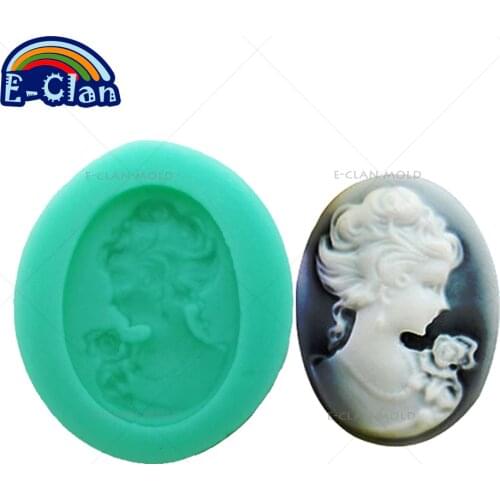 New silicone molds for cake decoration jelly dessert fondant mold mini 2.8x2.2x0.5 cm woman chocolate candy form F0024TX35