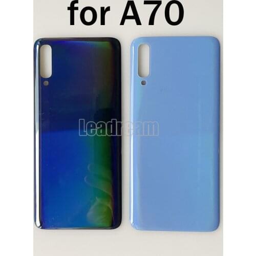 Original Battery Back Cover Rear Door for Samsung Galaxy A70 Back Housing Glass Cover With Camera Lens