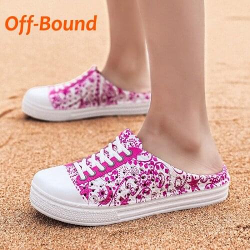 Off-Bound Summer Women Slippers Outdoor Clogs Garden Slippers Beach Sandals Bathroom Loafers Casual Massage Home House Shoes