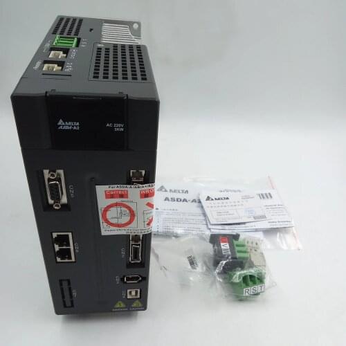 Original Delta Servo Drive 3ph 220V 3KW 19.4A EtherCAT E-CAM ASD-A2-3023-E AC Servo Drive with Full-Closed Control New