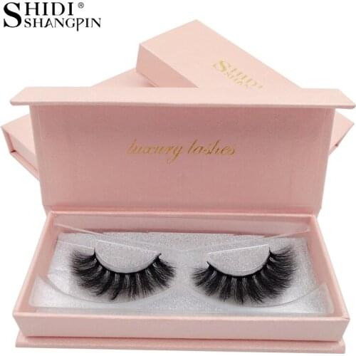 SHIDISHANGPIN 1 Pair mink eyelashes natural long 3d false eyelashes 3d mink lashes hand made makeup false eyelash #62