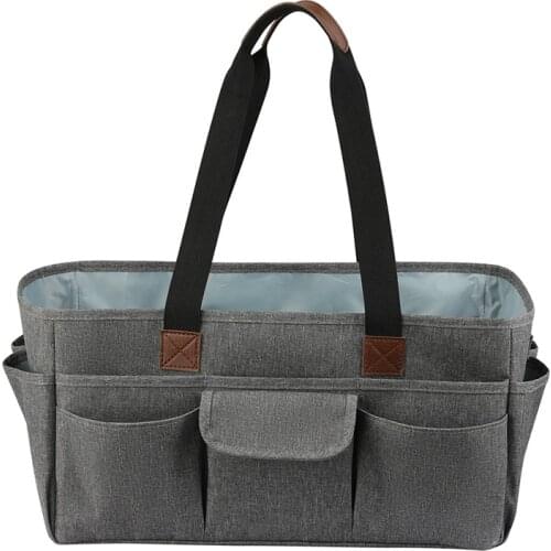 Big deal Craft and Art Bag for Supplies with Pockets, Oxford Tote Bag for Artist, Kid, Teacher Organizer Storage