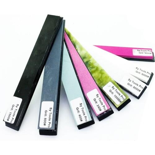 Knife sharpener Sharpening system Grindstone Polishing Stone 240#-10000# Grit Knife whetstone Green carbon Ruby agate Corundum