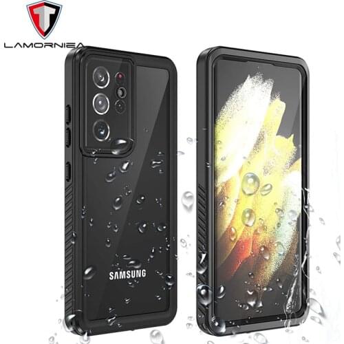 S21 Ultra Waterproof Case For Samsung Galaxy S21 Ultra 5G S21+ Swim Proof Case Built in Screen Protector Cover Protection Capa