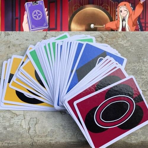 40pcs Anime Kakegurui Jabami Yumeko Cosplay Board Game Nim Zero Poker Cards Runa Yomozuki Yumeko Prop