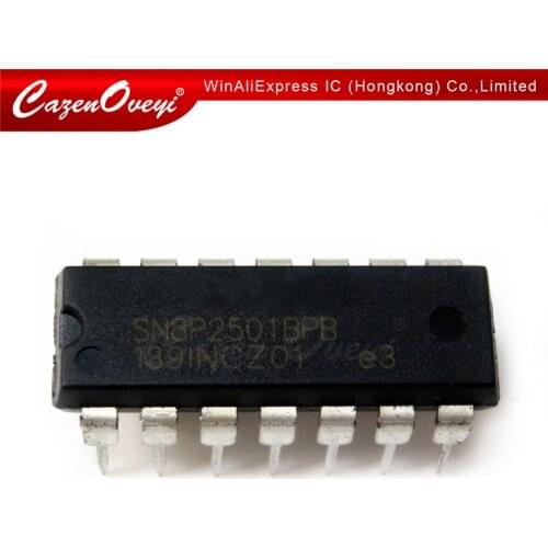 5pcs/lot SN8P2501BPB SN8P2501 DIP-14 In Stock