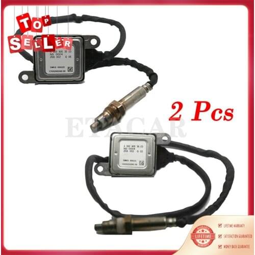 2pcs Nox Sensor A0009053603 A0009053503 Fits For MERCEDES W205 W166 W221 GLE350/400 ML 5WK9 6683D 5WK96682D