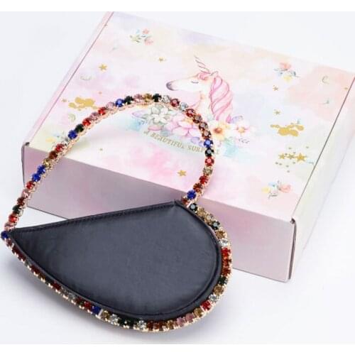 PU Leather Women Luxury Designer Handbag 2021 Clutch Wallet Fashion Diamond Sequins Love Heart-Shaped Wedding Party Evening Bags
