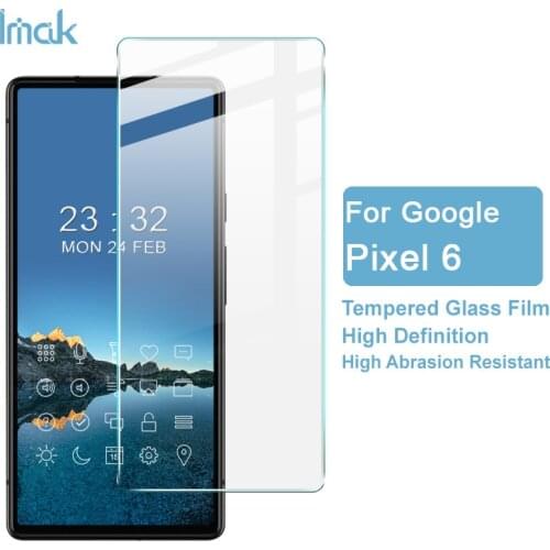 For Google Pixel 6 H Tempered Glass IMAK Transparent explosion-proof Screen Protector Protective Film Phone guard