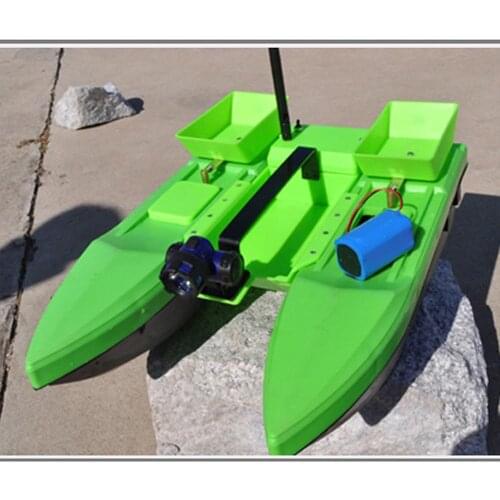 Efficient dual battery powerful volume best small fishing gear tackle equipment rc bait boat lures for sale