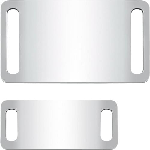 ID Name Pet Dog Tag Collar Slide-on Stainless Stainless Steel Personalized Pet Tag Cat Dog Phone Engraved Dog Collar Address