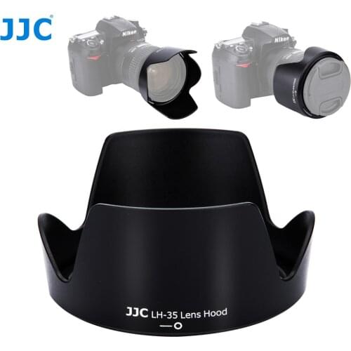 JJC Bayonet Camera Lens Hood For Nikon Nikkor 18-200mm f/3.5-5.6G AF-S DX 18-200mm f/3.5-5.6G ED VR II ED-IF Replace HB-35
