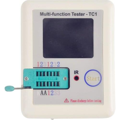 1.8 inch (160*128) Colorful Display Multi-functional TFT Backlight Transistor LCR-TC1 Tester for Diode Triode Capacitor Resistor