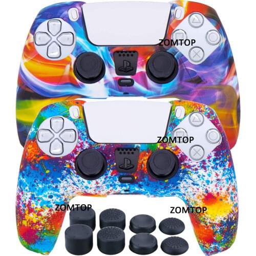 Soft Silicone Gel Rubber Cover Case for Playstation 5 PS5 Controller Protection Skin Anti-slip for Sony PS 5 Gamepad Case