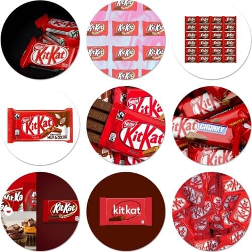 Kit kat chocolate kitkat Icons Pins Badge Decoration Brooches Metal Badges For Backpack Decoration