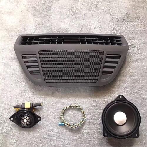 Car dashboard speaker stickers decoration For BMW f47 f48 X1 X2 series tweeter audio loudspeaker center control outer casing