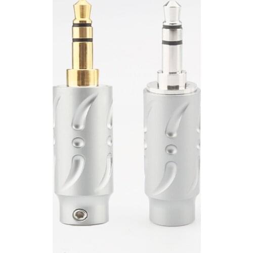 New Viborg VH302G High Grade 3.5mm Stereo Plug HIFI Gold /Rhodium Plated 3.5mm Stereo Connector