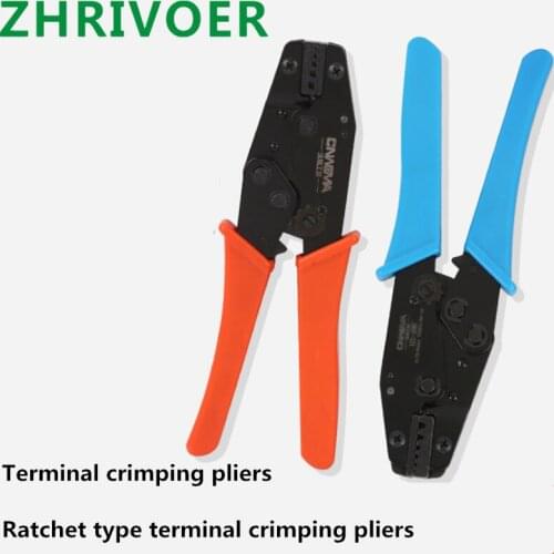 Ratchet type terminal crimping pliers multi functional crimping pliers electrical tools multi functional electrical pliers