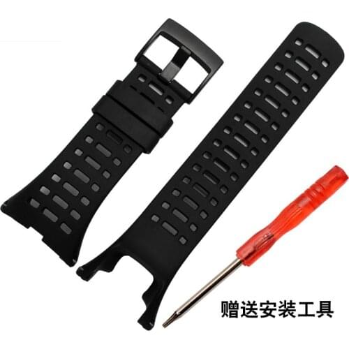 2016 Silicone Gel Wristband Bracelet Sports Watch Strap Band For Suunto Ambit 3 Peak / Ambit 2 Buckle Rubber Watchbands Correa