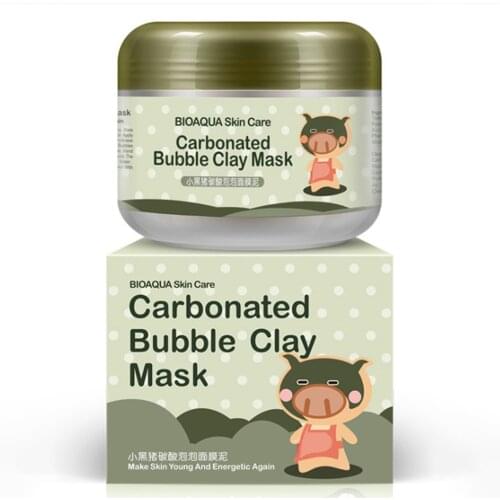 Skin Care Carbonated Bubble Clay Mask Sleep Treatment Mask Whitening Hydration Sticker Cleaning Blackheads Remover