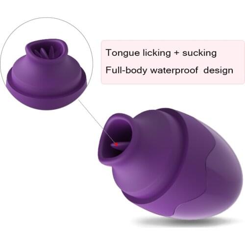 Adult Women Clitoris Vibrator Sucking Licking Tongue Sex Toys Massager