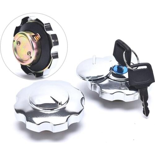 1PCS Motorcycle Fuel Gas Tank Cap Cover Lock Set For CG125 Spare Parts