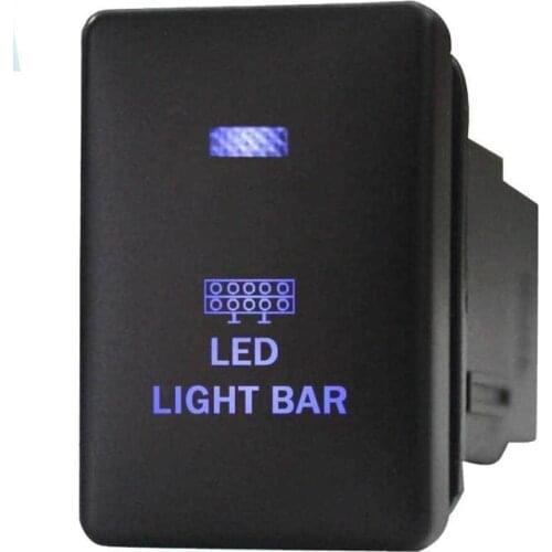 12V Toyotaa Push Switch LED LIGHT BAR SYMBOL ON-OFF switch for camry, yaris,4 runner, hananda，cruiser