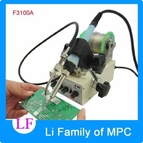 Automatic tin feeding machine constant temperature soldering iron Teclast iron F3100A multi-function foot soldering machine