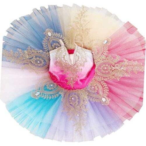 Clorful – jupe tutu de ballet professionnelle pour femmes, nouveau modèle de costume de ballet pour adultes, couleur