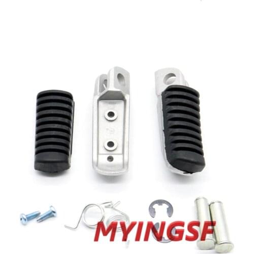 For KAWASAKI ER6N NINJA 650R 1000 Z1000SX VERSYS 650 1000 Z1000 Z750S Z900RS Motorcycle Rider Front Foot Pegs Footrest Adapters