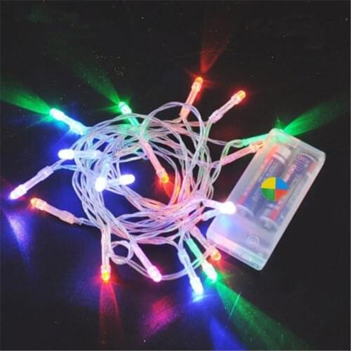 2M/3M/4M/5M/10M Led String Light 3xAA Battery Operated Fairy pvc String light Party christmas Wedding new year decoration