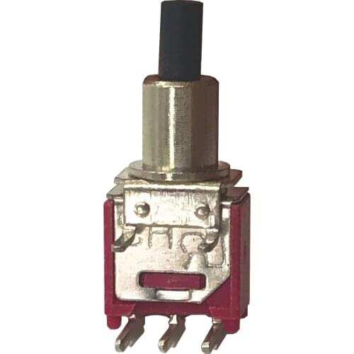 Button Switch, Small Pushbutton Switch,5.08 Foot Pitch, Side Dial, Soldered Foot, Normally Open 2 pin